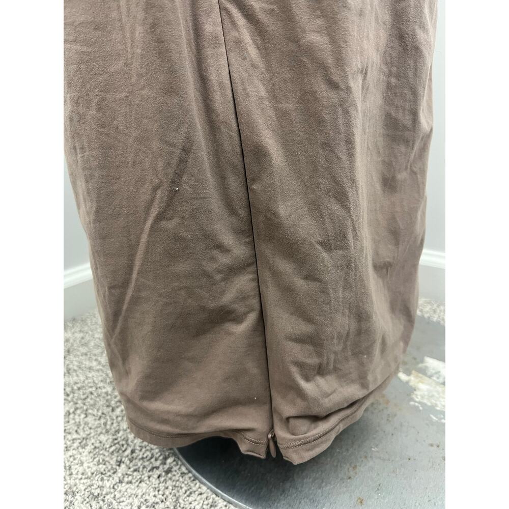 Skims Fits Every Body Fitted Maxi Skirt in Umber Large - Picture 4 of 6